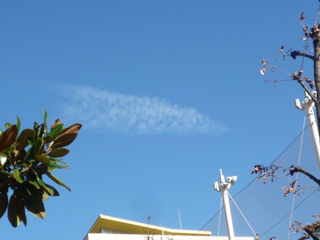 １３分後の飛行機雲