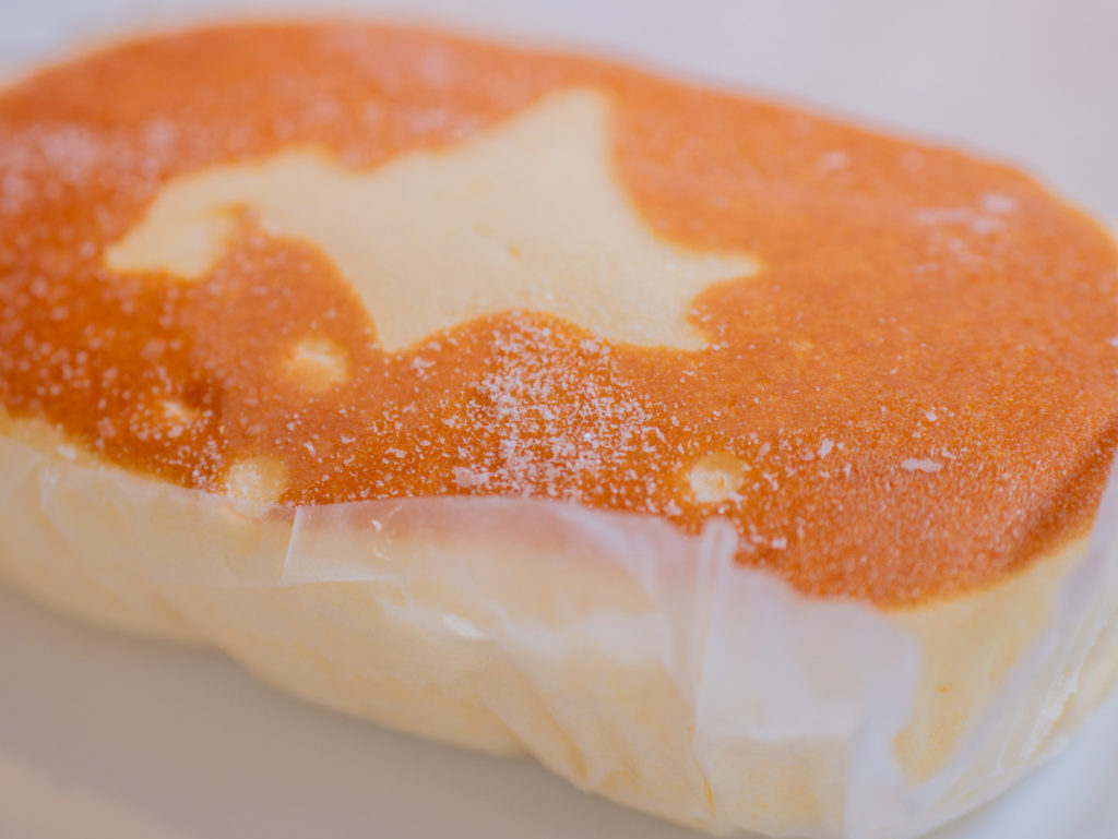 凍らせた北海道チーズケーキ蒸しパン